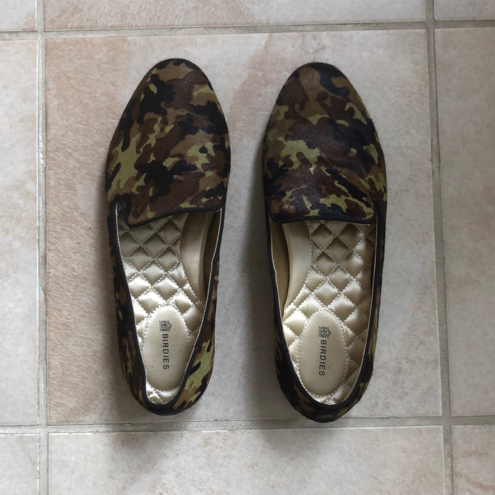 Birdies camo loafers